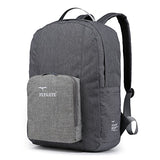 Chapter: Comfort. 35L Foldable Large Waterproof Carry-On Travel Backpack with Trolley Sleeve - Ultra Lightweight and Packable - Tarifa Grey Sand