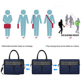 Cartinoe Laptop Tote Bag, Women Waterproof Laptop Bag Briefcase RFID Blocking Ultrathin Nylon