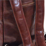 Floto Leather Backpack with 2 Laptop Compartments