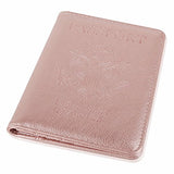 Gdtk Leather Passport Holder Cover Case Rfid Blocking Travel Wallet (Rose Gold)