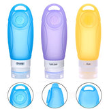Travel Bottles Set - Kitdine Bpa Free Leak Proof Tsa Airline Approved Silicone Squeezable And