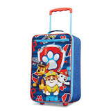 American Tourister Kids' Paw Patrol Softside Upright 18, Red/Blue