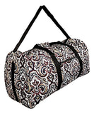 21 in Print Duffle, Overnight, Carry on Bag with Outside Pocket and Shoulder Strap (Personalized