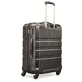 Samsonite Invoke 2 Piece Nested Hardside Set (20"/24"), Black, Only At Amazon