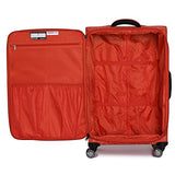 it luggage 21.5" Stitched Squares 8 Wheel Lightweight Expandable Carry-on, Orange