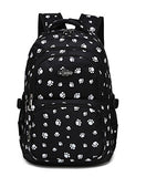 Fanci Lovely Dog Paw Prints Elementary Middle School Backpack Bookbag for Teen Girls Waterproof