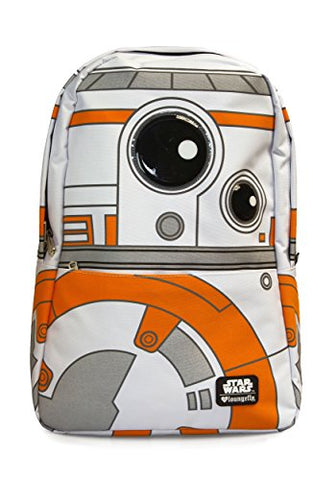 Loungefly Episode VII BB8 Backpack, White, 12" x 18"