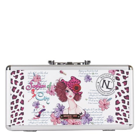 Nicole Lee Priscilla 14 Inch Brush Case, Sunny White, One Size