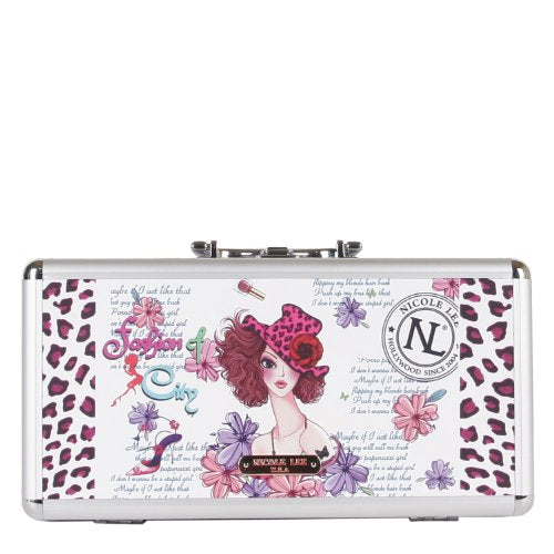 Nicole Lee Priscilla 14 Inch Brush Case, Sunny White, One Size