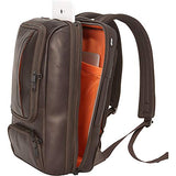 eBags Professional Slim Laptop Backpack - LTD Edition Colombian Leather (Brown)
