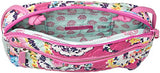 Vera Bradley Iconic Rfid Little Crossbody, Signature Cotton,Wildflower Paisley