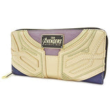 Loungefly Marvel Avengers Thanos Zip Around Wallet (One Size), Gold