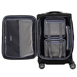 Travelpro Luggage Platinum Elite 20" Carry-on Expandable Business Spinner w/USB Port, Shadow Black