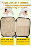 Lttxin Kids' Luggage 18 Inch Polycarbonate Carry On Rolling Suitcae Hard Shell (Cute