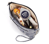 Light Zippered Cosmetic Makeup Bag Pouch Clutch Organizer