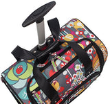 Lily Bloom Under The Seat Design Pattern Carry On Bag With Wheels (15In, Bliss)