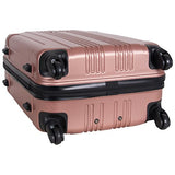 Kenneth Cole Reaction Out Of Bounds Abs 4-Wheel Luggage 3-Piece Set 20", 24" And 28" Sizes, Rose