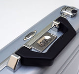 Zero Halliburton Classic Polycarbonate Framed Attache Case In Silver Zpa15