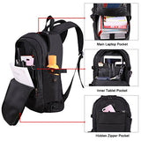 Tzowla Business Laptop Backpack Water Resistant Anti-Theft College Backpack with USB Charging