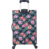 Tommy Bahama 4 Piece Lightweight Expandable Luggage Suitcase Set, Hibiscuss Print