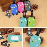 Carise Travel Luggage Tags Labels Strap Name Address Tel Suitcase Bag Baggage Secure