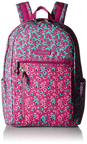 Vera Bradley Women'S Lighten Up Printed Small Backpack, Ditsy Dot