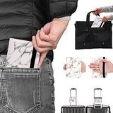 Passport Holder Cover Wallet Case - DESERTI BRANDS Leather RFID Blocking For Women Men - white