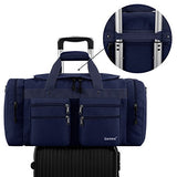 Gonex 45L Travel Duffel, Gym Sports Luggage Bag Water-Resistant Many Pockets(Blue)