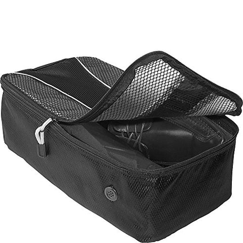 eBags Shoe Bag - Travel Packing Cube for Shoes - (Black)