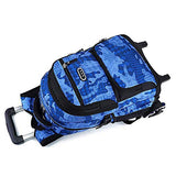 Yexin Luggage 18 Inch Rolling Backpack, Camouflage, Medium (Color : Style B, Size : 2 Rounds)