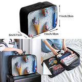 Travel Bags Unicorn Ice-Cream Portable Storage Special Trolley Handle Luggage Bag