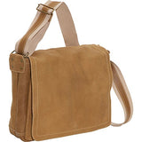 David King & Co. North South Laptop Messenger, Tan, One Size