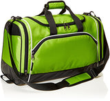 Amazonbasics Sports Duffel - Small, Hyper Green