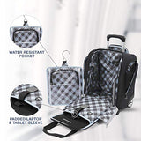 Travelpro Luggage Maxlite 5 15" Lightweight Carry-on Rolling Under Seat Bag, Black