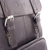 Bugatti Sartoria Top Grain Leather Backpack, Leather, Brown