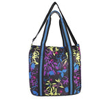 FUEL Multipurpose Tote with Crossbody Strap, Butterflies and Flowers