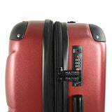 Mia Toro Italy Cadeo Hardside Spinner Luggage 3pc Set, Black