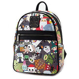 Loungefly x Nightmare Before Christmas Chibi Character Mini Backpack (One Size, Multi)