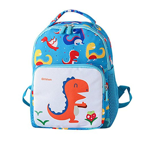 AMA(TM) Cute Dinosaur Floral Printed Bag Parent- Kids Cartoon Animal Backpack Toddler School Bag