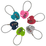 Moda Travel Easy To Use- Tsa Recognized Resettable Combination Lock Luggage Travel Lock-Pink