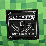 Boys Minecraft Fanny Pack Bag -Black and Green Minecraft Creeper Face Fanny Pack Bag, Adjustable - (Unisex, Black Green)