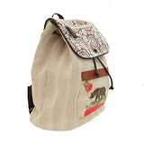 California Love Drawstring Fashion Backpack