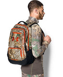 Under Armour Camo Hustle Backpack, Realtree Ap-Xtra/Dynamite, One Size