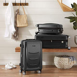 AmazonBasics Hardshell Spinner Luggage - 20-Inch, Slate Grey
