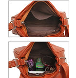 BIBITIME Campus Preppy Shoulder Messenger Bag Hollow Clover Cross body Bag Travel Bag for Holiday