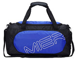 Mier Small Gym Sports Bag For Men And Women With Shoes Compartment, 18Inch(Blue)