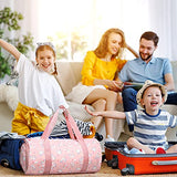 Choco Mocha Kids Duffle Bag for Girls Unicorn Duffle Bags for Girls Overnight Bag for Toddler Girl Duffel Bag Kids Travel Bags Weekender Weekend Bag for Little Teenage Girls Gym Bag Baby Sleepover Gift, Pink