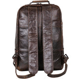 Berchirly Vintage Laptop Backpack Travel Shoulder Bag Genuine Leather Daypack