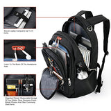 Crossgear Laptop Backpack With Combination Lock- Fits Most 15.6 Inch Laptops And Tablets Cr-9001Bk