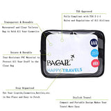BAGAIL 7 pcs Travel Packing Organizers with 3 Packing Cubes,1 Flat Bag, 1 Shoe Bag,1 Bra